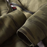 Advbridge Camouflage Hoodies Men Casual Space Cotton Sweatshirts Zipper Coat Unisex Army Green Spring Autumn Coat Outwear