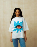 Advbridge Y2K Hip Hop Spirit T shirt Men Harajuku Street Eye Printed Super T shirt New Skateboard Casual Short Sleeved Street Wear y2k top