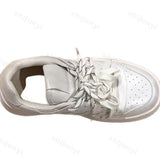 ADVBRIDGE  -  Women Platform Sneakers Autumn New Height Increase Non Slip Outdoor Casual Shoes Comfortable Fashion Cross Tied Flat Shoes