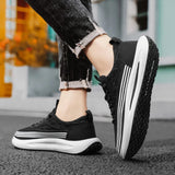 ADVBRIDGE  -  Crocodile Pattern Men Shoes Platform Breathable Loafers 2025 Summer Slip on Men Casual Sneakers Vulcanized Walking Zapatillas