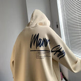 Advbridge Men's Oversized Hoodie White With Hat 5XL Hoodies Oversize for Men Funny Letter Print Man Casual Wear Hoody Male Sweatshirt