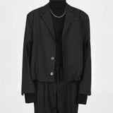 Advbridge Short Style Jacket with YAMAMOTO-Style Light Mature Dark Spring Summer Coat Men s Casual Suit