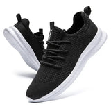ADVBRIDGE  -  Summer Trendy Fujeak Men's Ultralight Running Shoes - Breathable Mesh Casual Sneakers with Anti-slip Function, Solid Colour