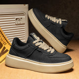 Advbridge Men's Causal  Low Top Skate Shoes Breathable Lightweight Non-Slip Sneakers Comfort Fit Walking Shoes for Male