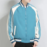 Advbridge New Men Jacket Thin Breathable Windbreaker Autumn Baseball Man Jackets Sports Striped Coats Outwear Men's Clothing Top