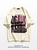Advbridge Summer Goth Harajuku Design Graphic T-shirt For Men Hip Hop Fashion Cotton Short Sleeve Tee Shirts 2025 New Y2K Streetwear Tops