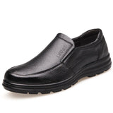 Advbridge New High Quality Genuine Leather Shoes Men Flats Fashion Men's Casual Shoes Brand Man Soft Comfortable Lace up Black ZH740
