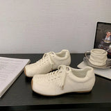 ADVBRIDGE  -  Fashion Casual Sneakers White 2025 Summer Flat Square Toe Sneakers Women's Shoes