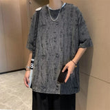 ADVBRIDGE  -  New Arrival Fashion Hip Hop Fashion Casual Leisure T Shirt Men Harajuku T-Shirts Korean Style Solid Color Tees Tops 2025 Q93
