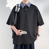 ADVBRIDGE  -  Plus Size Trending Plaid Henley T Shirts for Men 2025 Versatile Collar Detail & Breathable Casual Essential Summer Tops