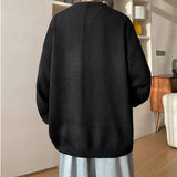 Advbridge Sweater man Vintage Christmas Tree Tassels Sweater Men Long Sleeve Fashion Loose Knitted Pullover Couples Unisex Streetwear
