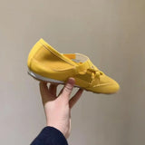 ADVBRIDGE  -  Flats Womens 2025 Spring with Leather Cross Straps Flat Top Height Increasing Pumps Women's Round Toe Mary Jane Shoes for Women