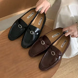 ADVBRIDGE  -  New Footwear Flats Women Loafers Shoes Casual Female Round Toe Fashion Shallow Ladies Flats Slip On Shoes