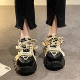 Advbridge High on Platform Shoes for Women Spring Autumn Sports Sneakers Woman Footwear Athletic Vulcanized Shoe Fashion  Trends Light