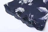 ADVBRIDGE  -  Women's Silk Satin Printed Skirt Woman Traf-store Skirts Clothing Korean Dongdaemun Winter Y2k High Quality