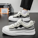 ADVBRIDGE  -  Men's Sneakers with Vulcanized Vulcanization, A New and Trendy Design, Are Versatile and Anti-slip Throughout The Four Seasons