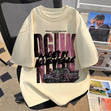 Advbridge Summer Goth Harajuku Design Graphic T-shirt For Men Hip Hop Fashion Cotton Short Sleeve Tee Shirts 2025 New Y2K Streetwear Tops
