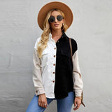 Advbridge aspen outfit winter Corduroy Huescape Patchwork Shirt