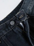 Advbridge Vintage Washed Pockets Jeans Women Loose High Waist Straight Denim Trousers Female 2025 Spring Autumn Fashion Lady Streetwears