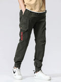 Advbridge Men's Cargo Pants New Spring Summer Multi-Pockets Safari Style Stretch Cotton Joggers Military Casual Tactical Trousers