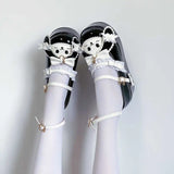 Advbridge Cute Rabbit Doll Japanese Soft Sister Bow Lo Shoes Jk Height Enhancement Cute Lolita Shoes Versatile Sweet Lolita Single Shoes