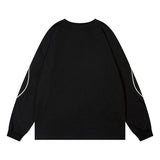 Advbridge Men Streetwear Hip Hop Striped Patchwork Hoodie Long Sleeve Harajuku Sweatshirt Oversized Autumn Loose Cotton Causal Tops Tees
