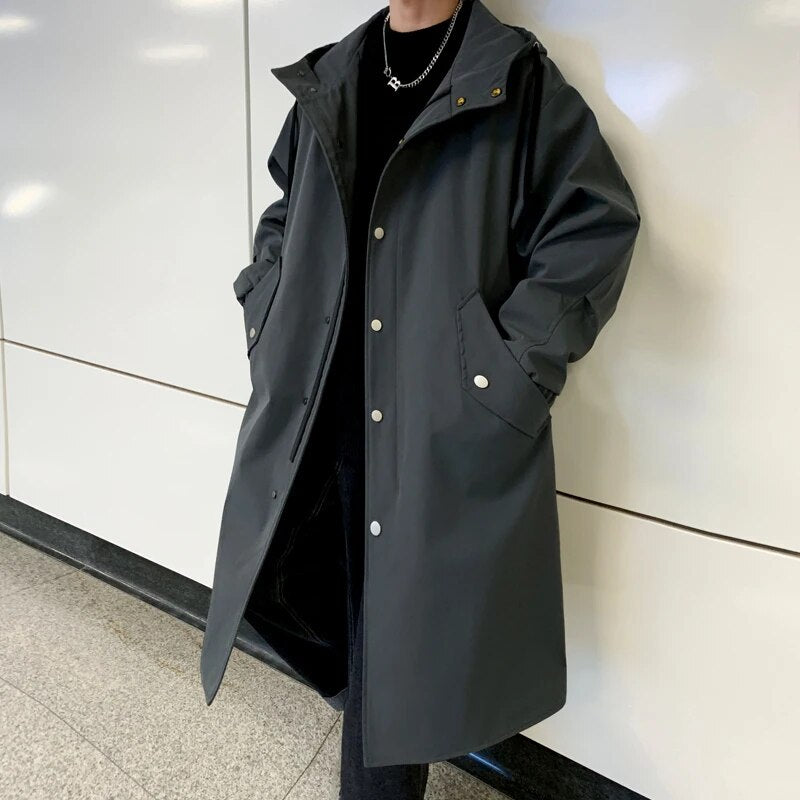 Advbridge Men Hooded Jacket Spring Autumn Men's Casual Streetwear Slim Windbreaker High Quality Jacket Man Clothing 3XL