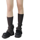 Advbridge New Square Head Knitted Leather Shoes For Women Lace Up Deep Mouth Sponge Cake Shoes Neutral Retro Height Boosting Single Shoes