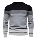 Advbridge Fashion Sweater Men Pullover Cotton Striped Sweaters Male Autumn Winter Trend Jersey Mens Sweaters Basic Boy Jumpers