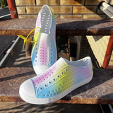 ADVBRIDGE  -  Summer Cave Shoes Couple Graffiti Men and Women Casual Baotou Water wading Outdoor Beach Breathable Sandals