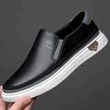 ADVBRIDGE  -  Men's Handmade Genuine Leather Casual Loafers 2025 New Luxury Brand Comfortable Slip-On Driving Moccasins Flats Shoes