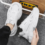 ADVBRIDGE  -  Student thick soled mesh breathable casual sports shoes four seasonal men's outdoor soft sole comfort running shoes male sneaker