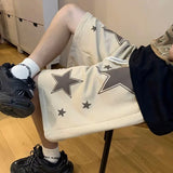 Advbridge Men's Shorts All-match Classic Fashion American Style Star Print Cozy Versatile Drawstring Summer Male Sportswear M-8XL Simple