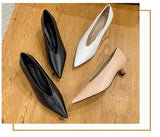 Advbridge European American Spring Summer Fashion Cup Heel V Cut Design High Heel Pumps Sexy Retro Women Shoes Ladies High Heels Shoe