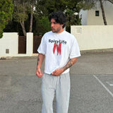 Advbridge Popular Casual Summer food Graphic T Shirts Harajuku Streetwear Gothic Clothes All Cotton Oversized Y2k Tops Goth Women Clothing