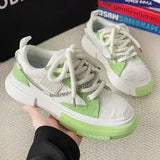 ADVBRIDGE  -  Wide Head Fashion Thick Sole Board Shoes Casual Shoes Dewu Trendy Shoes2025 Summer Breathable Season Comfortable Sneaker Breatha