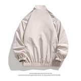 Advbridge Spring Summer Men's Windbreaker Tooling Outdoor Sports Jacket  Double-Sided Wear Stand-up Collar Casual Loose Oversize Coat