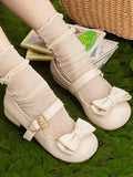 Advbridge Kawaii Sweet Mary Janes Shoes Women Buckle Japanese Lolita Platform Shoes Female Pure Colour Bow Fashion Shoes Summer New