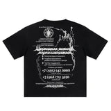 Advbridge Dark Summer New T Shirt for Men and Women Cotton Printed Short Sleeved Y2K Gothic Punk Round Neck Retro Casual Design Niche Tops