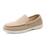 ADVBRIDGE  -  Men's Casual Shoes Suede Leather Loafers Classic British Style Men Shoes Lightweight Soft Moccasins Male Slip on Driving Flats