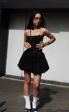 ADVBRIDGE  -  Spring Slim Temperament Dress Sexy Perspective Sling Hip Women's Short Skirt