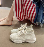 ADVBRIDGE  -  High on Platform Running Shoes for Women Y2k Fashion Designer Luxury Vulcanized Shoe Casual Original Cheap Offer Woman Footwear