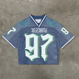 Advbridge Summer New Men Sports Short-sleeved T-shirt Breathable Quick-drying Clothes Hip-hop Retro Holiday Party Jerseys Rugby Clothes