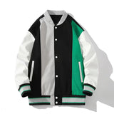 Advbridge Spring New Fashion Casual Loose Quality Patchwork Knit Coat Men Jacket jinquedai