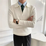 Advbridge Spring Autumn Casual Sweater Man Clothes Men's Winter Sweater Y2k New Sweaters for Men Bronson Jerseys Korean Popular Clothes