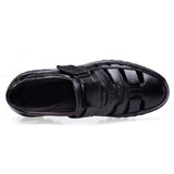 Advbridge Genuine Leather Sandals Men Summer Shoes Non-slip Men's Sandals Soft Casual Brand Footwear ZHK289