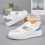ADVBRIDGE  -  Little white shoes women 2025 breathable mesh surface women's shoes casual sports shoes with thick soled student board shoes