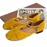 ADVBRIDGE  -  Women's Closed Toe Sandals Shoes Suit Female Beige Buckle Breathable Summer Heels Black New Low Girls Comfort Gladiator