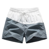 ADVBRIDGE  -  Shorts Cropped Pants Men's Straight Pants Color-blocked Beach Pants Loose Quick Dry Pants Casual Pants Men