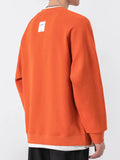 Advbridge Autumn Winter Men O-Neck Long T-shirt Fashion Casual Comfortable Loose High Street Fake Two Piece Sweater Bottom Shirt